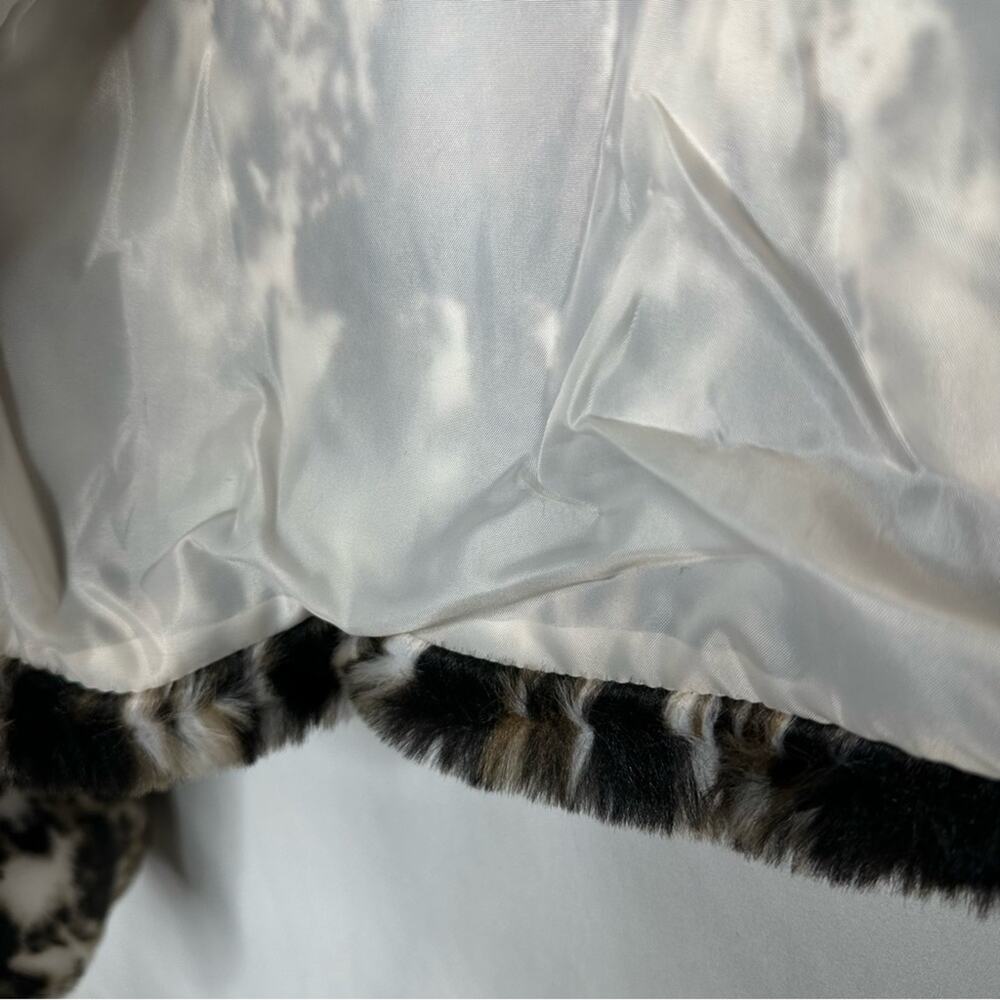 BAND OF THE FREE Wildcat Animal Print Faux Fur Jacket NWT in Large - Picture 7 of 8